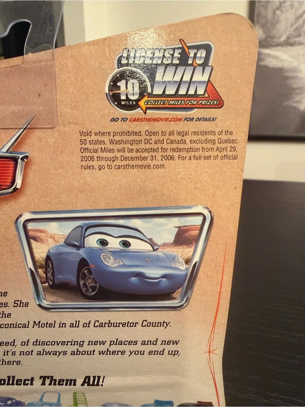 Pixar Cars Sally Diecast Toy Car Classic Sally Sealed Unopened Flawed